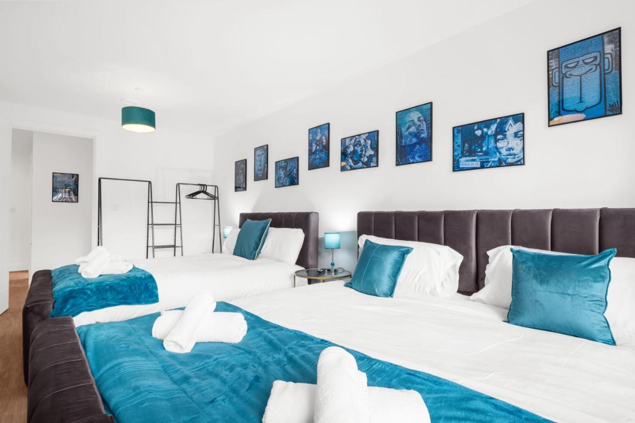 Ebra Stays - Choice Of 2 Or 3 Individual Beds - Luxury New Build Apartment ✪ City Centre, Digbeth ✓ Smart Tv'S & Large Corner Sofa - Birmingham Exterior photo